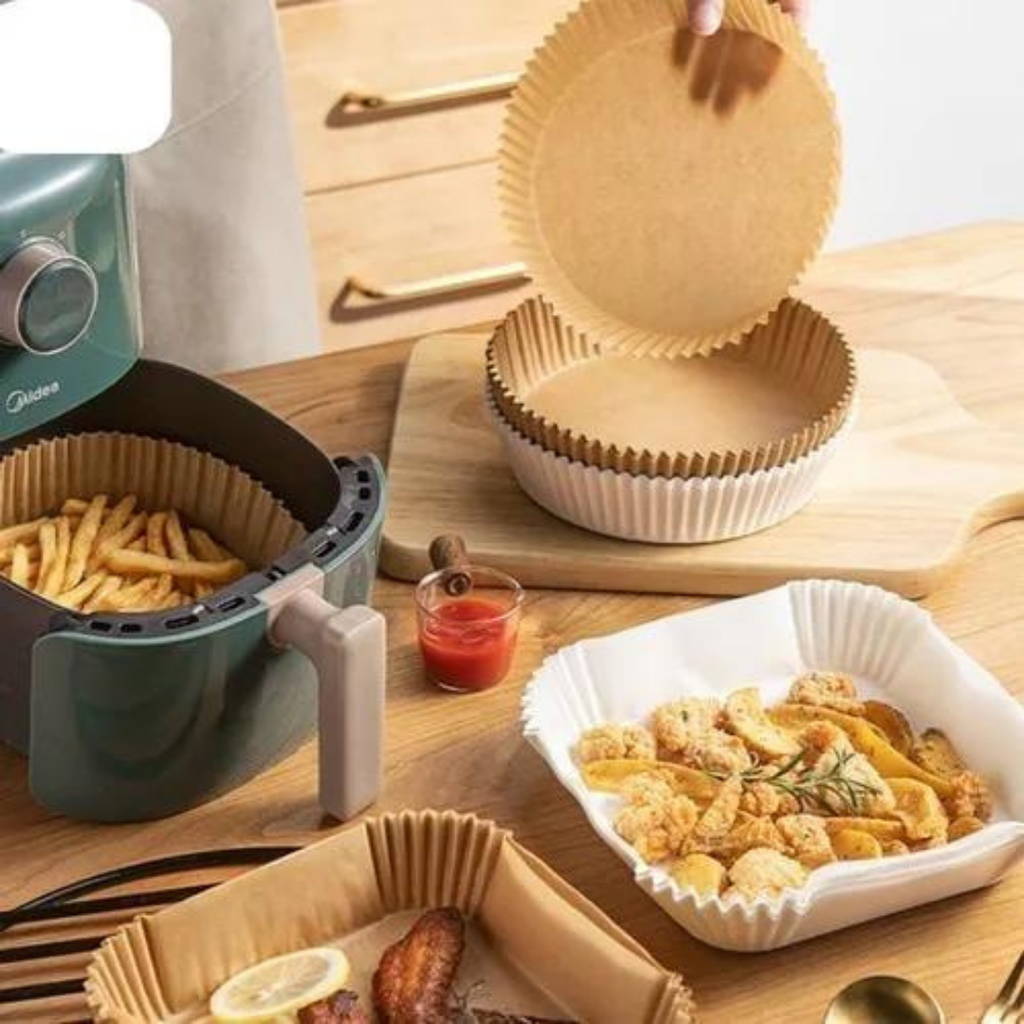 AirPaper™ - Bandejas Anti-Adherentes Para Freidora De Aire (100 Bandejas)