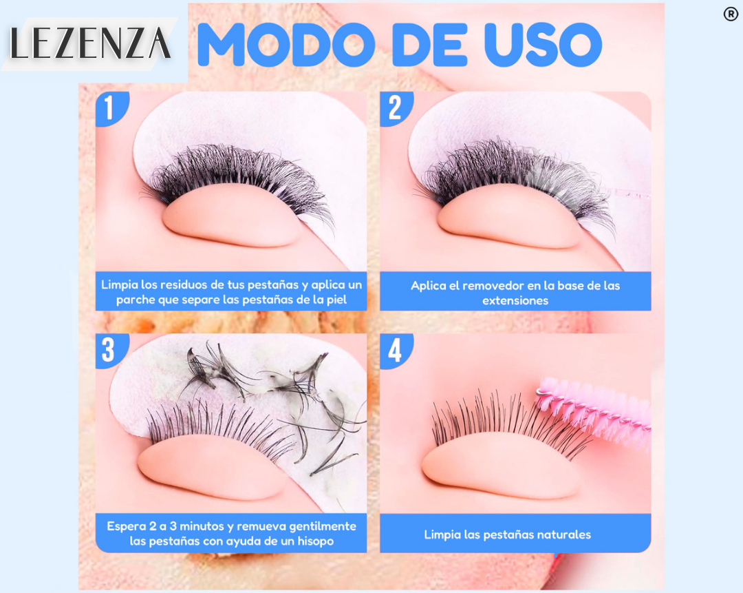 Removedor Extensiones Pestañas Postizas City Girl Eyelash