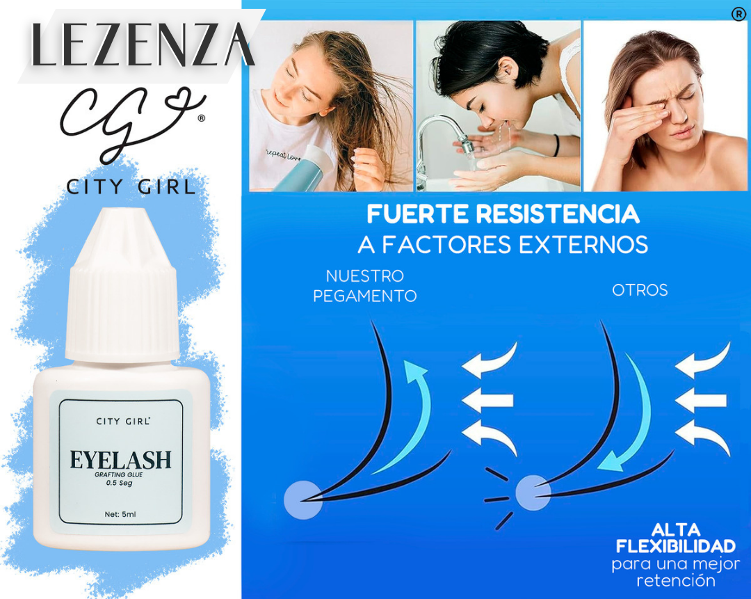 Pegamento Pestañas Extensiones Eyelash Glue City Girl