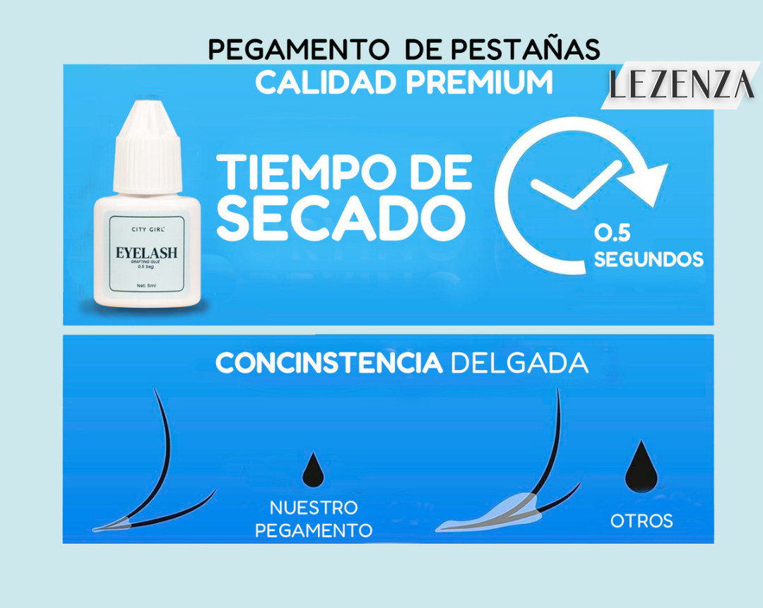Pegamento Pestañas Extensiones Eyelash Glue City Girl