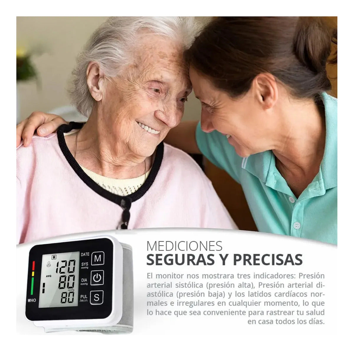 Tensiómetro Digital Batería Recargable Usb Medidor Presión