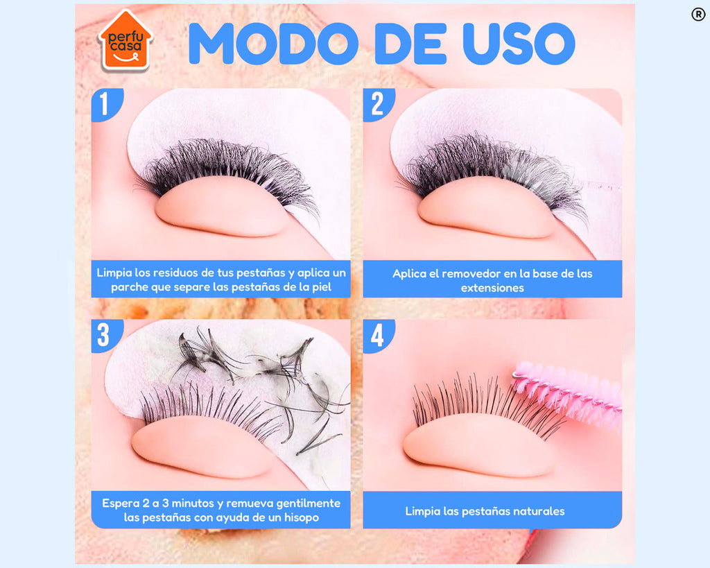 Removedor Extensiones Pestañas Postizas City Girl Eyelash