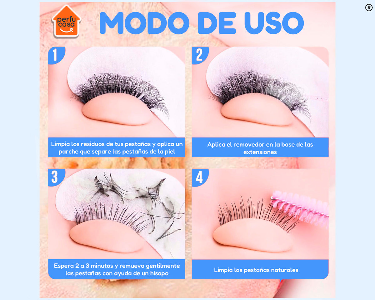 Removedor Extensiones Pestañas Postizas City Girl Eyelash