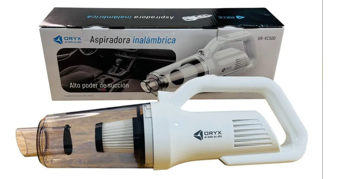 Aspiradora Inalambrica De Mano Recargable Auto Hogar Con Luz