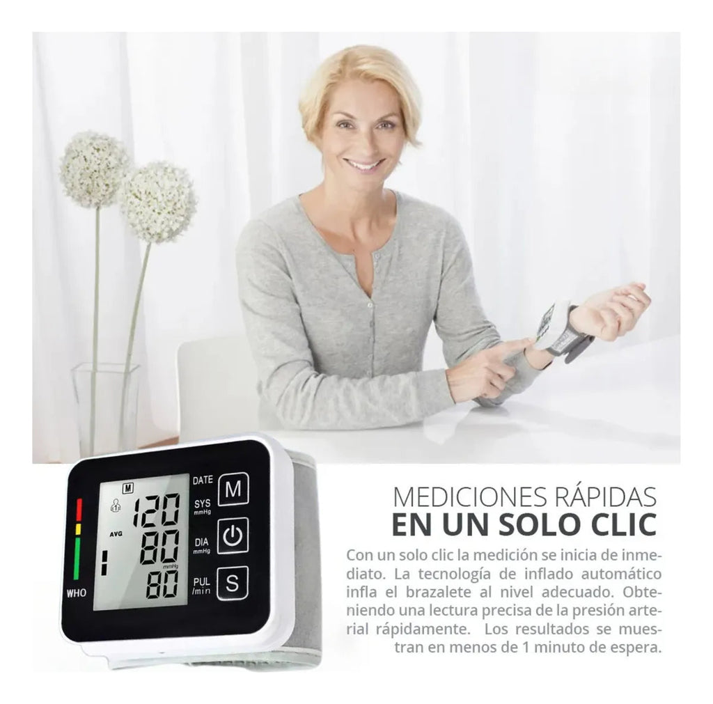 Tensiómetro Digital Batería Recargable Usb Medidor Presión