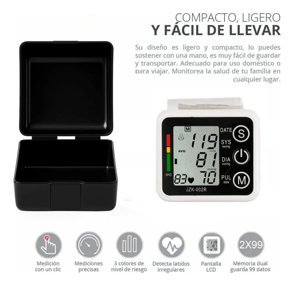 Tensiómetro Digital Batería Recargable Usb Medidor Presión
