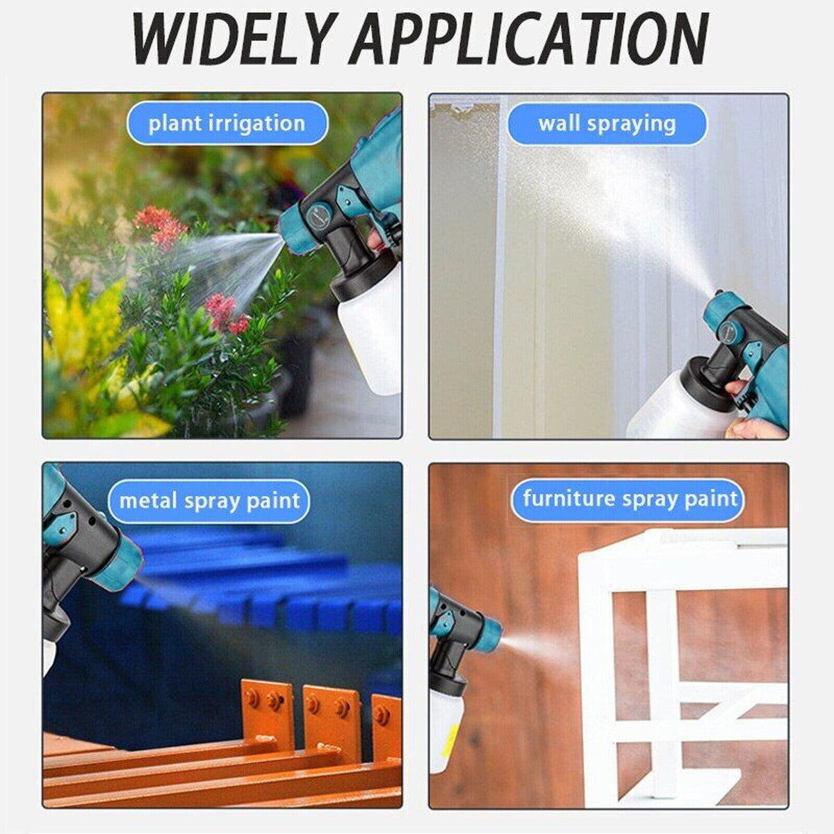 Set De Sistema De Pulverización De Pintura Para Pared Con Pu