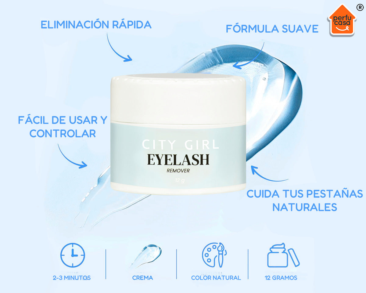 Removedor Extensiones Pestañas Postizas City Girl Eyelash