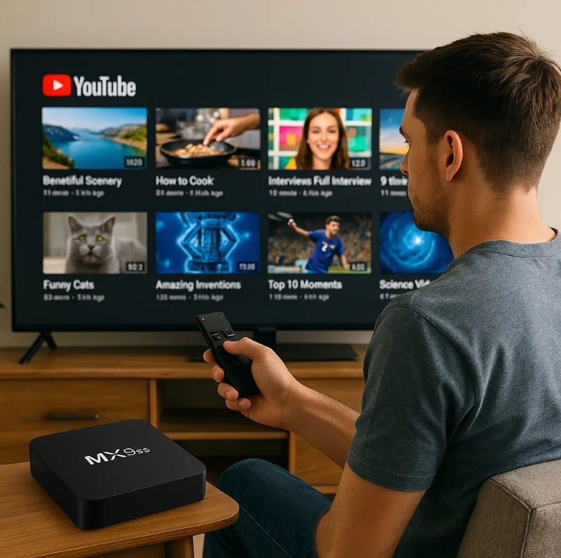Convertidor Smart Tv Box Streaming C/ Android El Mas Rápido