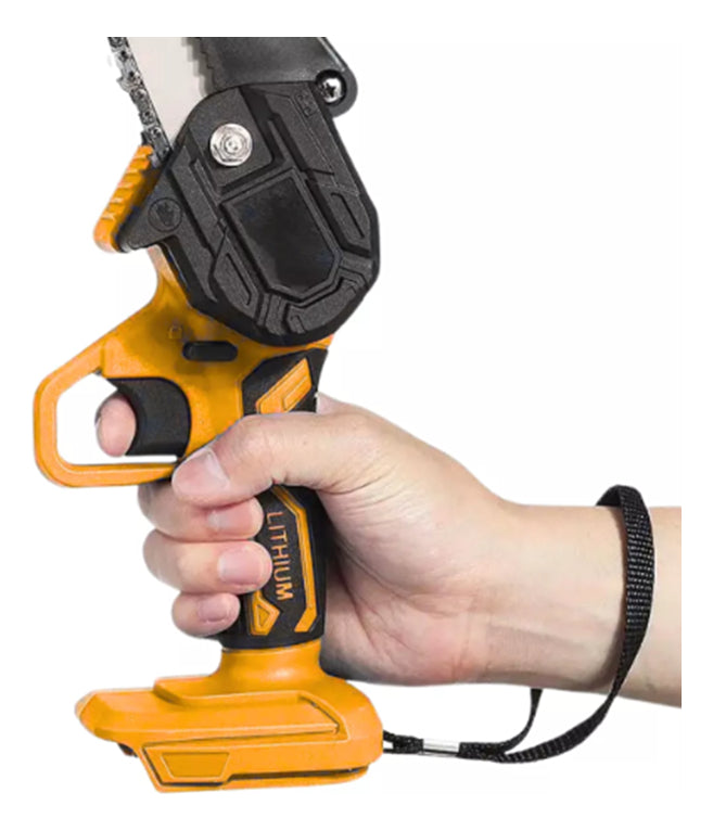 Motosierra Inalambrica Mini , Espadas Intercambiables , Bateria Recargable De 21v Cargador De Baterias Con Accesorios Oryx El-580 , 2 Espadas Intercambiable , 2 Cadenas , Protector De Espada Y Llave
