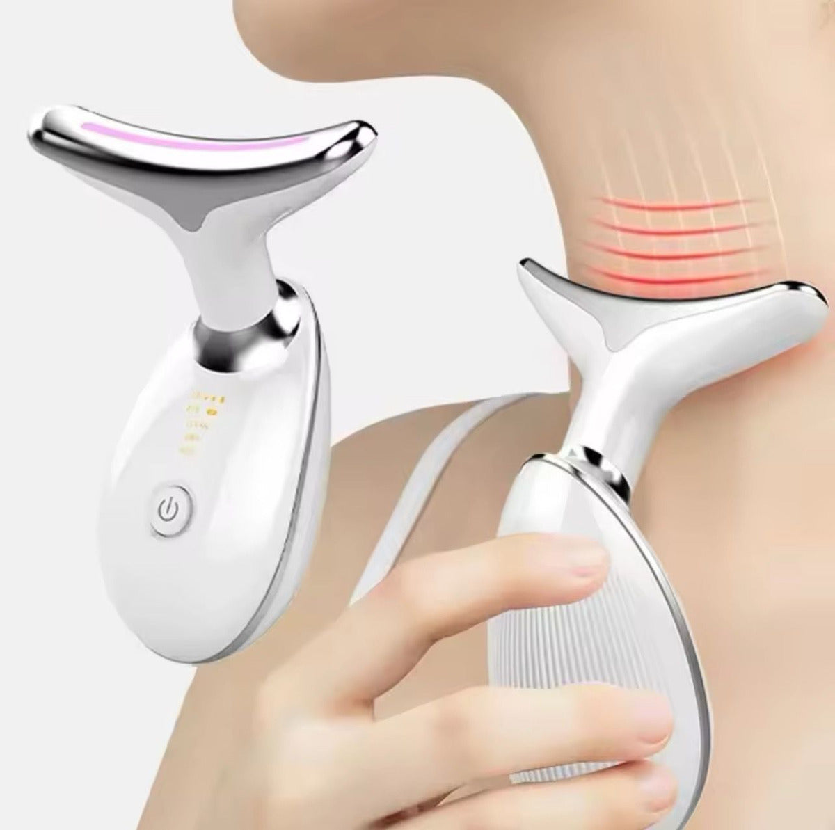 Masajeador Térmico De Rostro Cuello Reduce Papada Facial