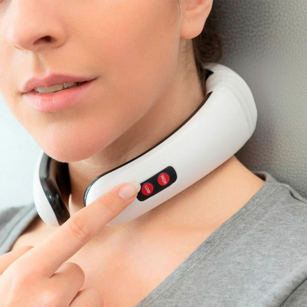 Masajeador De Cuello Electroestimulación Y Parche De Pulso