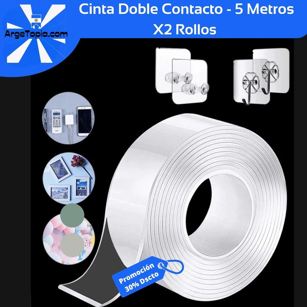🔥 Cinta Nano Adhesiva Doble Contacto 50% Off 5 M 🔥